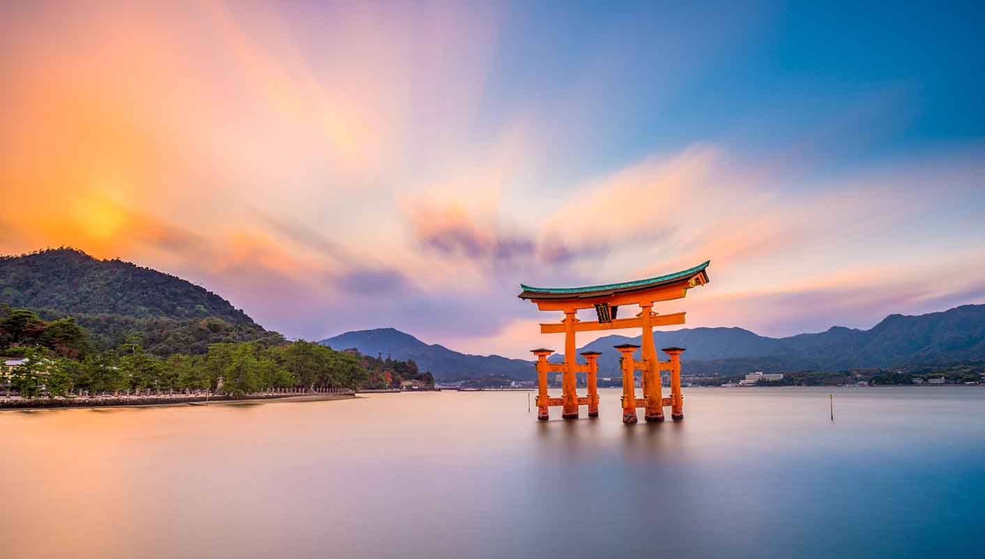 El santuario de Itsukushima dedicado a la guardiana de los mares
