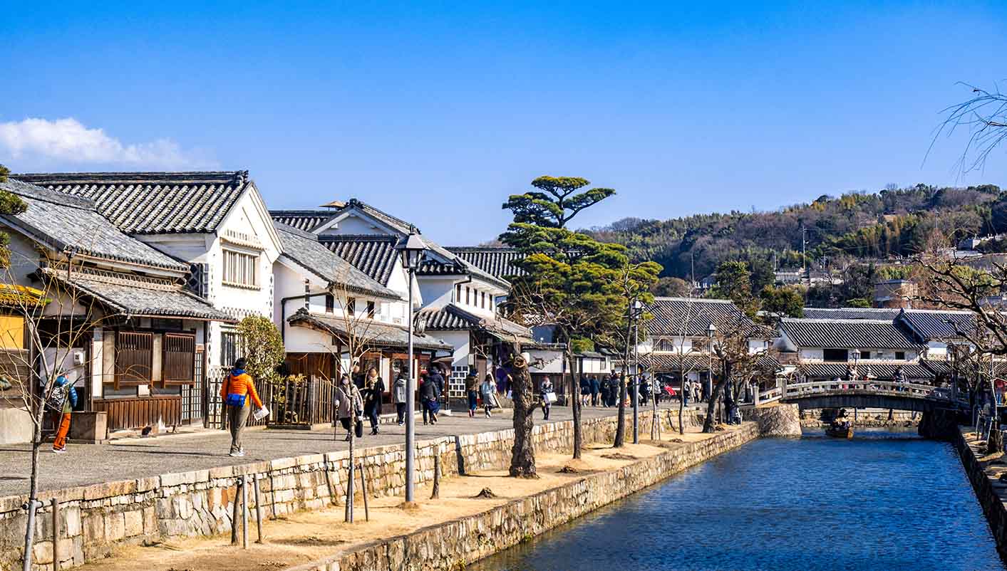 Paseo en Kurashiki, una encantadora ciudad con su atmósfera del pasado
