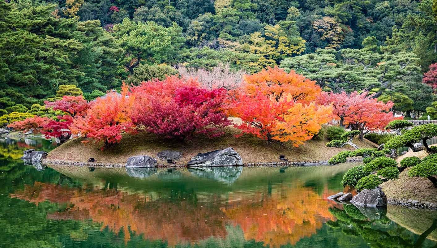 Visitamos Ritsurin, uno de los jardines más bellos de Japón
